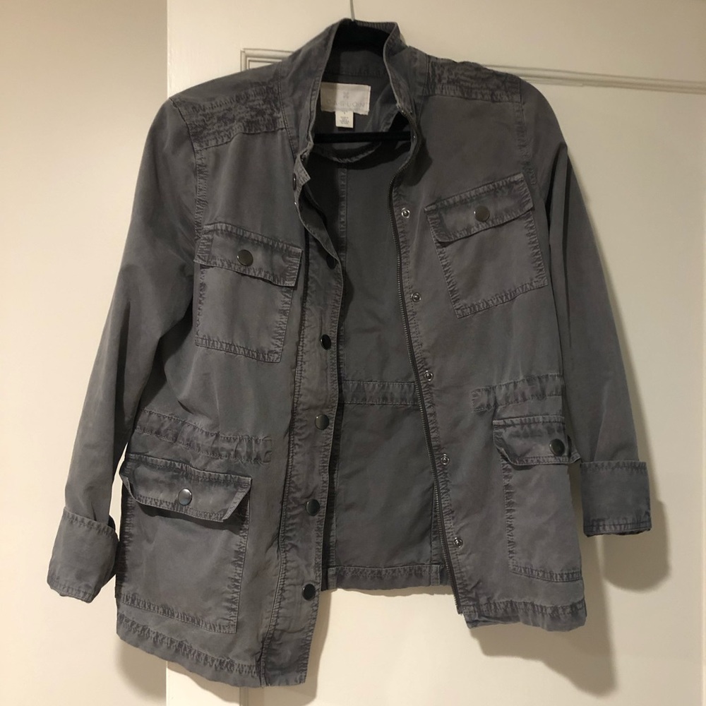 Caslon Grey Military Jacket
